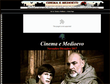 Tablet Screenshot of cinemedioevo.net